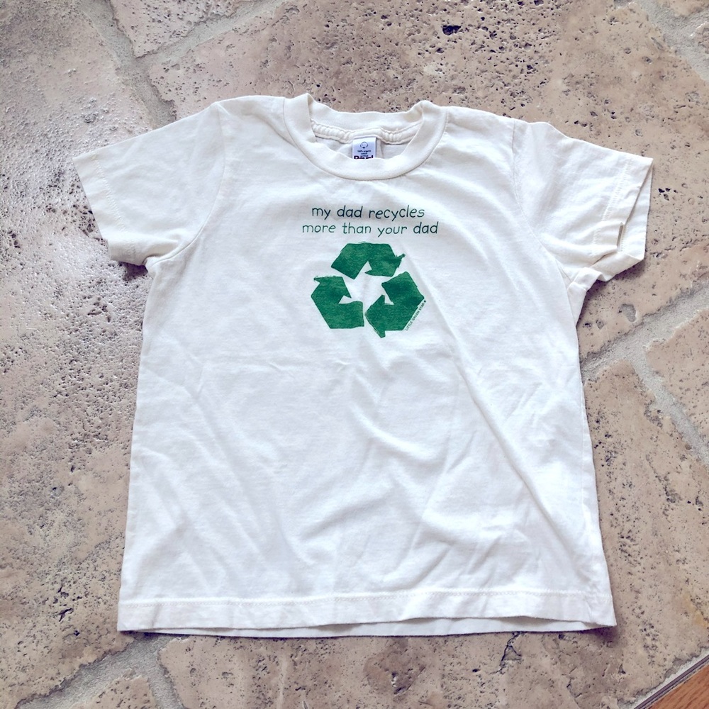 100% Cotton ‘My Dad Recycles More Than Your Dad’ T-Shirt (5 YR)